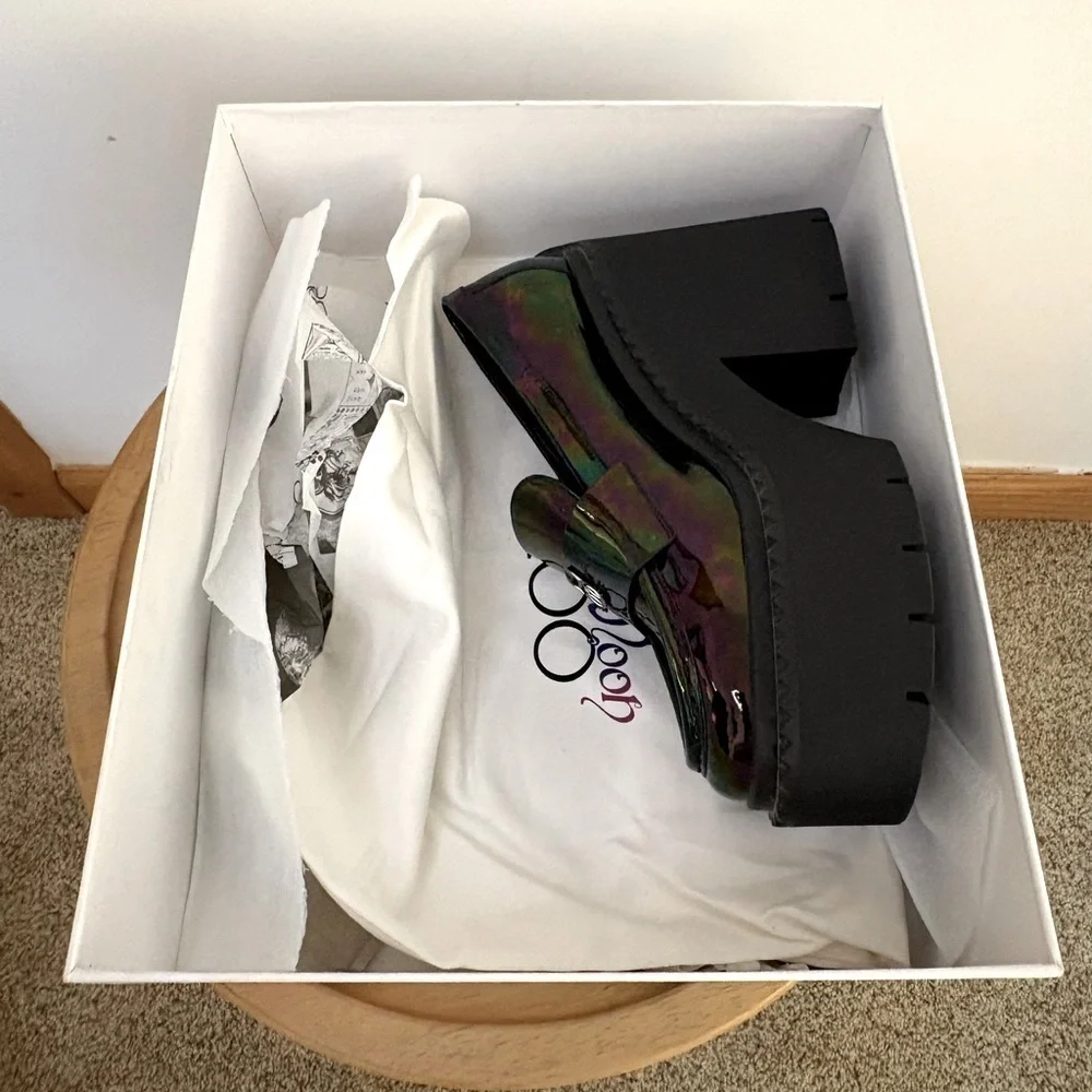 New Jimmy Choo x Sailor Moon Iridescent Luna Loafer Mary Jane
